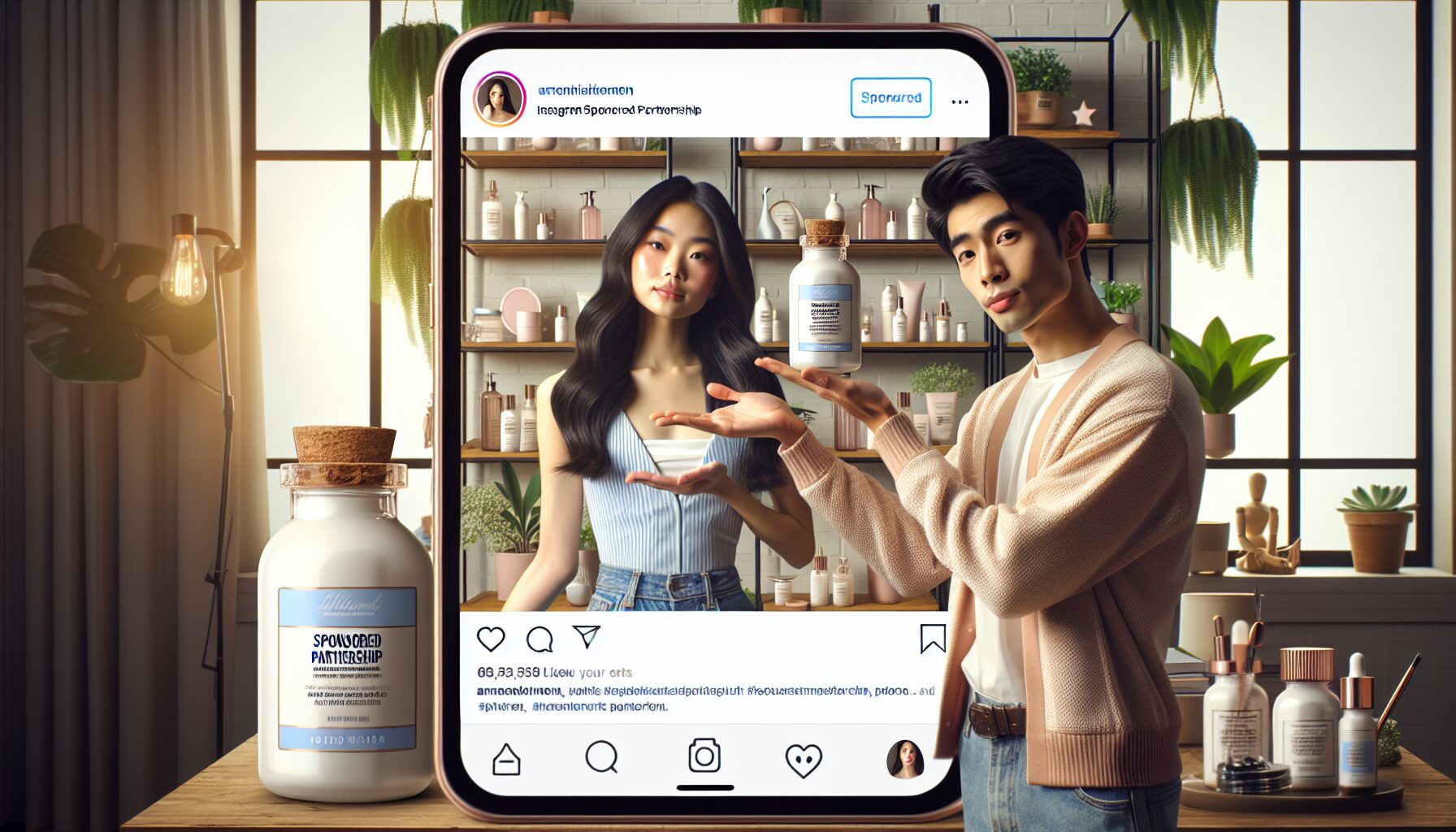 Partenariats sponsorisés Instagram